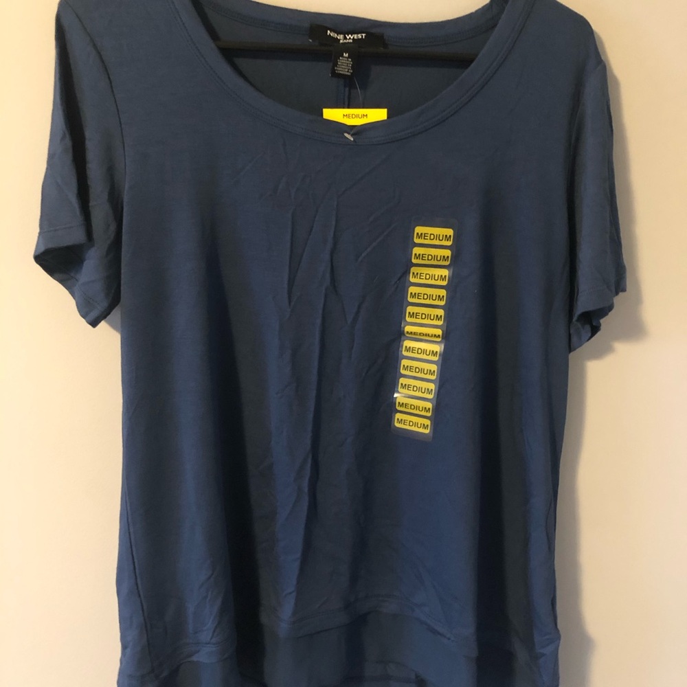 Blue athletic top